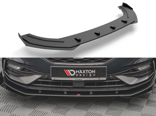 Maxton Design Maxton Design Street Pro Front Splitter + Flaps Seat Leon FR Mk4