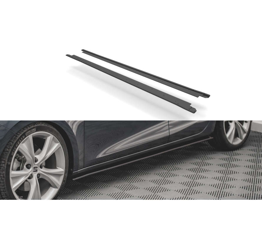 Maxton Design Street Pro Side Skirts Diffusers Seat Leon FR Mk4