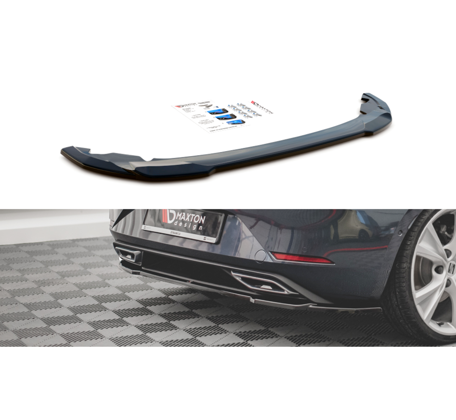 Maxton Design Central Rear Splitter for Seat Leon FR Hatchback Mk4