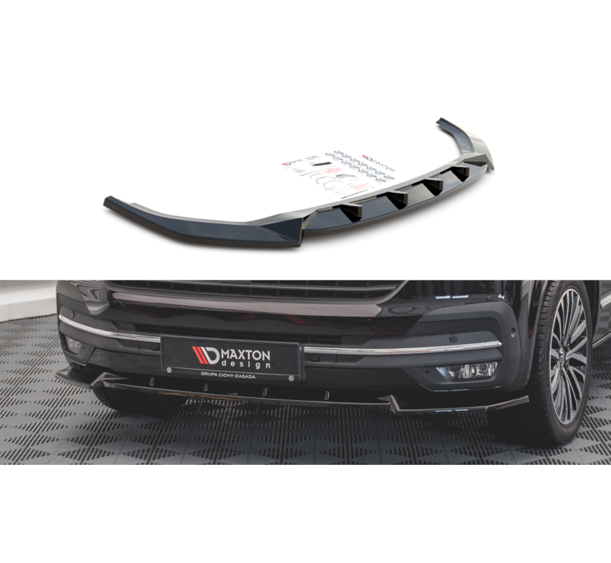 Maxton Design Front Splitter V.1 Volkswagen T6 Facelift