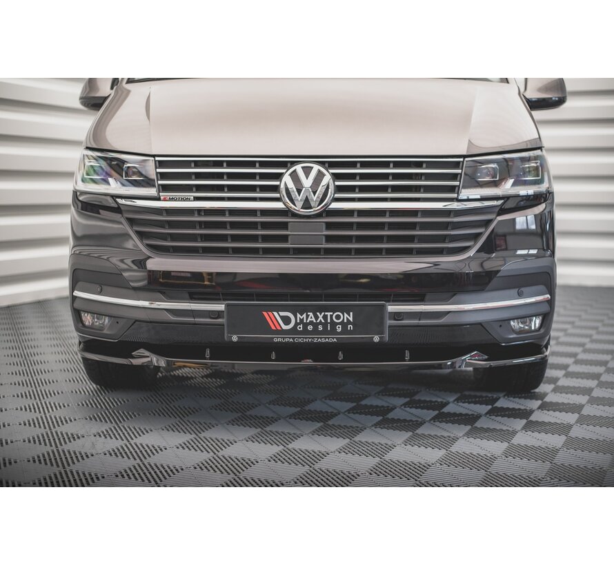 Maxton Design Front Splitter V.2 Volkswagen T6 Facelift