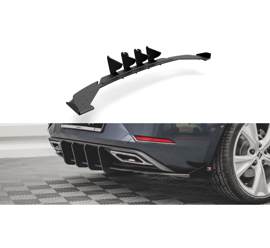 Maxton Design Racing Durability Rear Valance + Flaps Seat Leon FR Hatchback Mk4