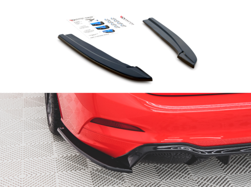 Maxton Design Maxton Design Rear Side Splitters for V.3 Ford Focus ST-Line Estate Mk4