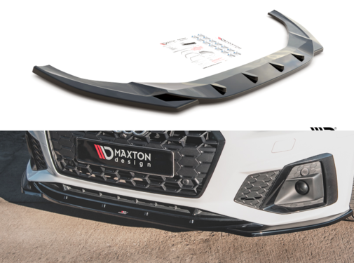 Maxton Design Maxton Design Front Splitter V.1 Audi S5 / A5 S-Line F5 Facelift