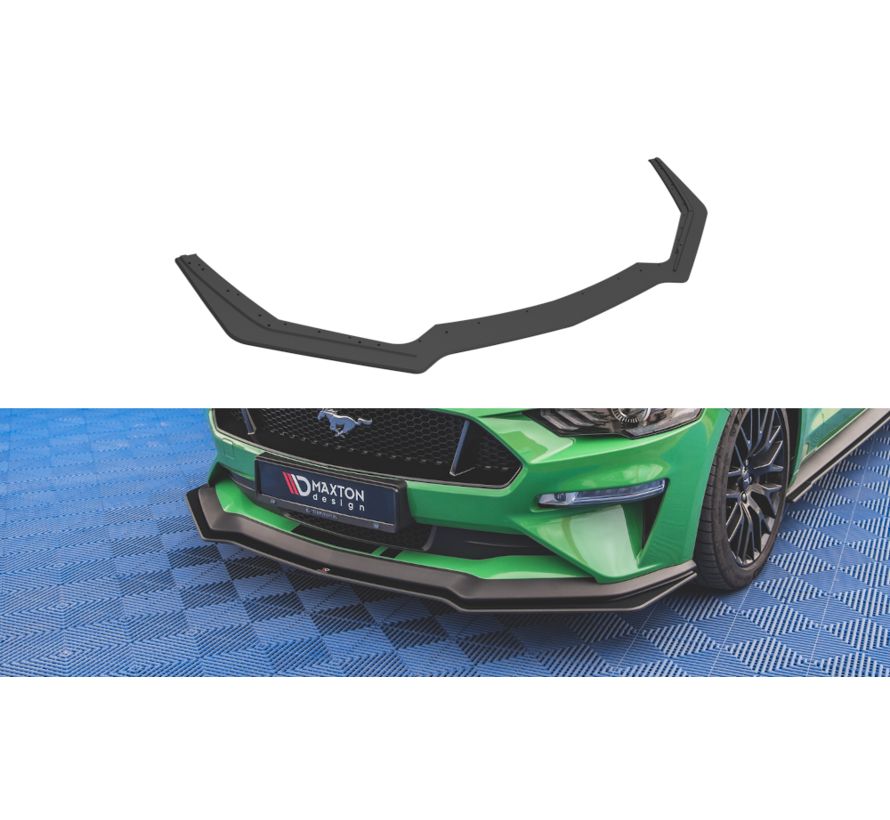 Maxton Design Street Pro Front Splitter V.1 Ford Mustang GT MK6 Facelift