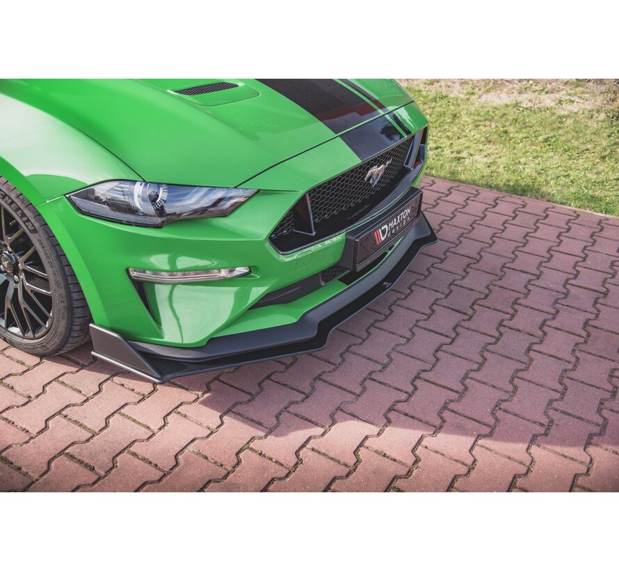 Maxton Design Street Pro Front Splitter V.2 Ford Mustang GT MK6 Facelift