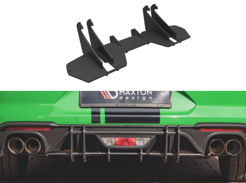 Maxton Design Maxton Design Street Pro Rear Diffuser Ford Mustang GT Mk6 Facelift