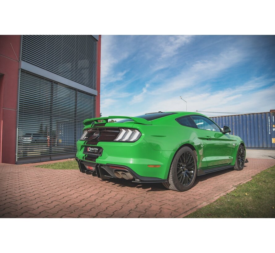 Maxton Design Street Pro Rear Diffuser Ford Mustang GT Mk6 Facelift