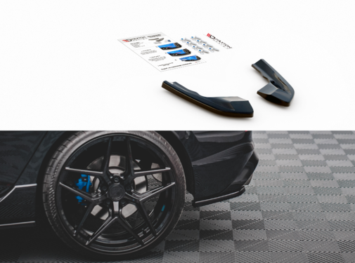 Maxton Design Maxton Design Rear Side Splitters V.1 for Volkswagen Golf R Mk8