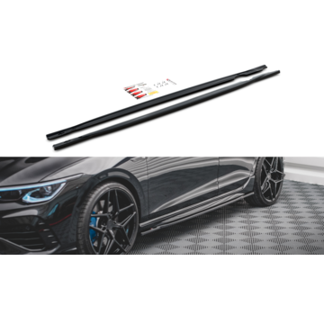 Maxton Design Maxton Design Side Skirts Diffusers V.1 Volkswagen Golf R Mk8