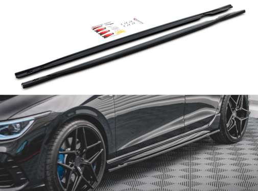 Maxton Design Maxton Design Side Skirts Diffusers V.1 Volkswagen Golf R Mk8