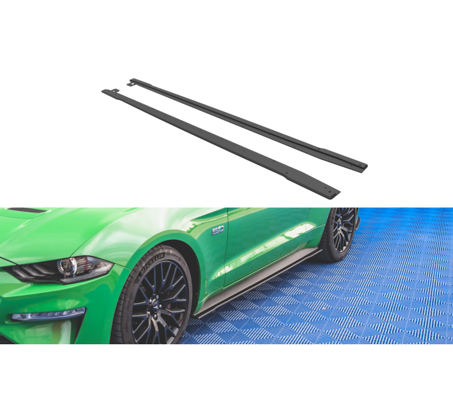 Maxton Design Street Pro Side Skirts Diffusers V.1 Ford Mustang GT Mk6 Facelift