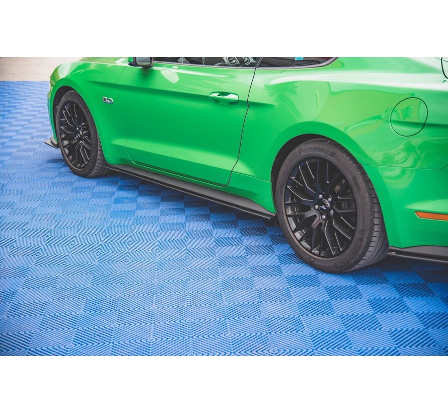 Maxton Design Street Pro Side Skirts Diffusers V.1 Ford Mustang GT Mk6 Facelift