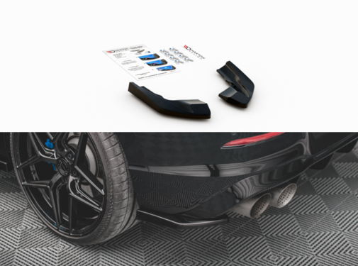 Maxton Design Maxton Design Rear Side Splitters V.2 for Volkswagen Golf R Mk8
