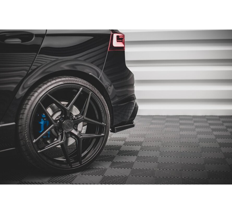 Maxton Design Rear Side Splitters V.2 for Volkswagen Golf R Mk8