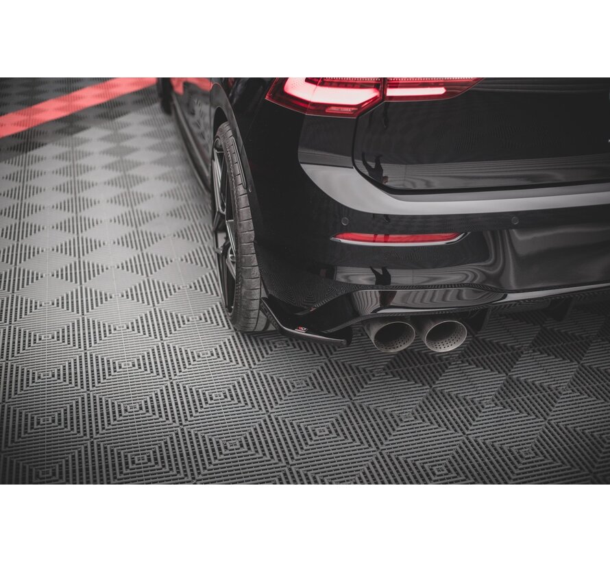 Maxton Design Rear Side Splitters V.2 for Volkswagen Golf R Mk8