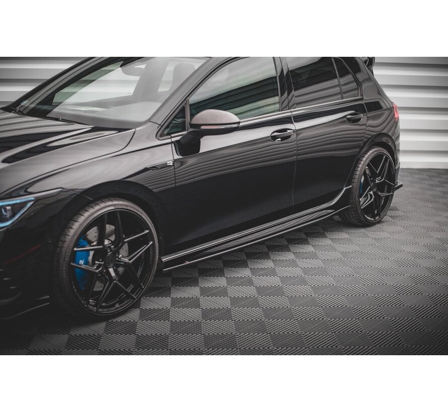 Maxton Design Side Skirts Diffusers V.2 Volkswagen Golf R Mk8