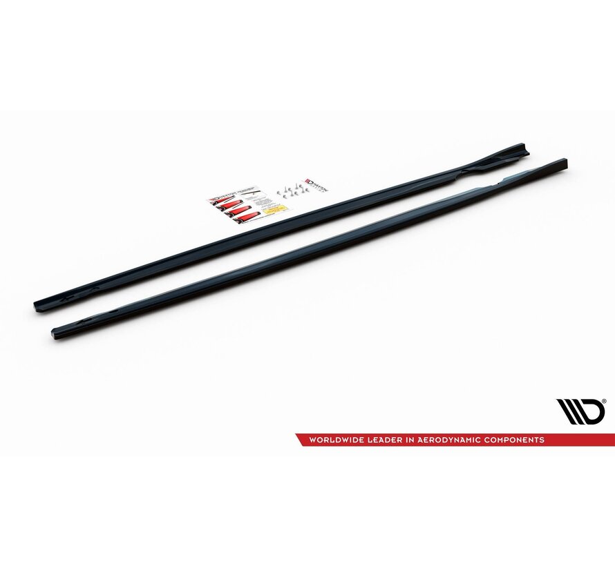 Maxton Design Side Skirts Diffusers V.2 Volkswagen Golf R Mk8