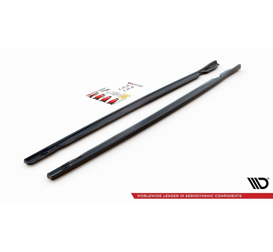 Maxton Design Side Skirts Diffusers V.2 Volkswagen Golf R Mk8