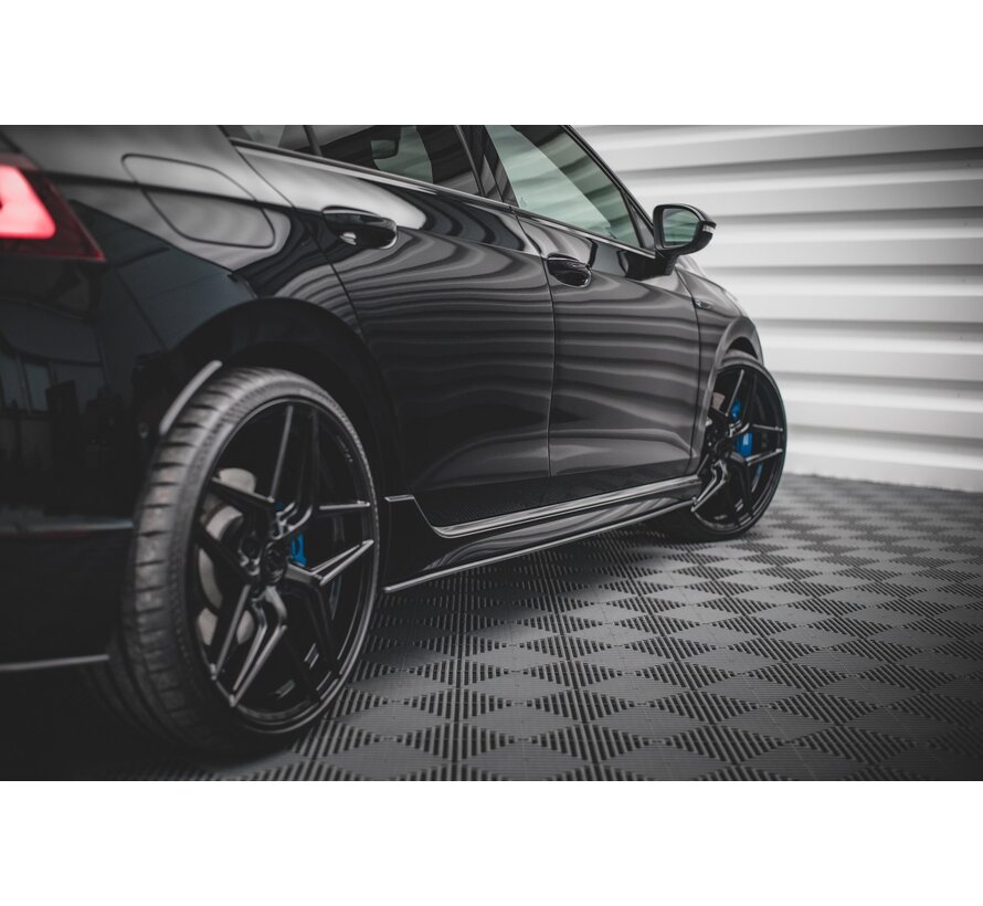 Maxton Design Street Pro Side Skirts Diffusers Volkswagen Golf R Mk8