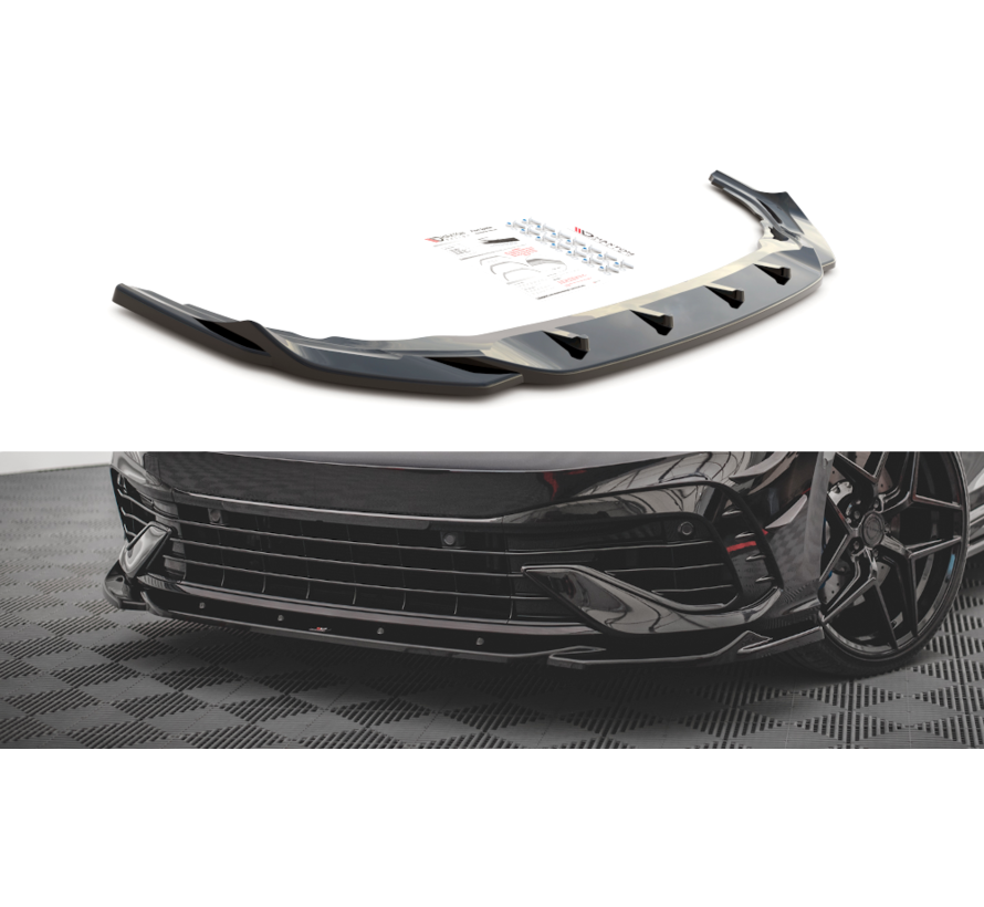 Maxton Design Front Splitter V.4 Volkswagen Golf R Mk8