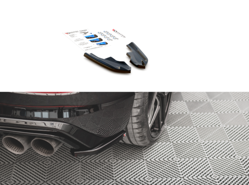 Maxton Design Maxton Design Rear Side Splitters V.4 for Volkswagen Golf R Mk8
