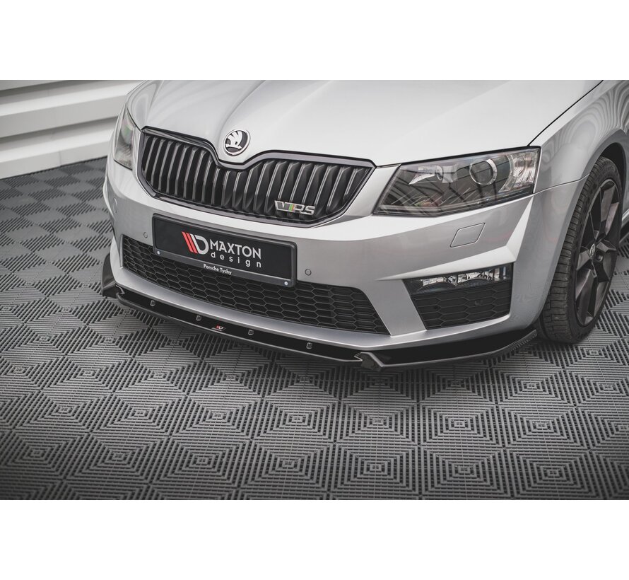 Maxton Design Front Splitter V.3 Skoda Octavia RS Mk3