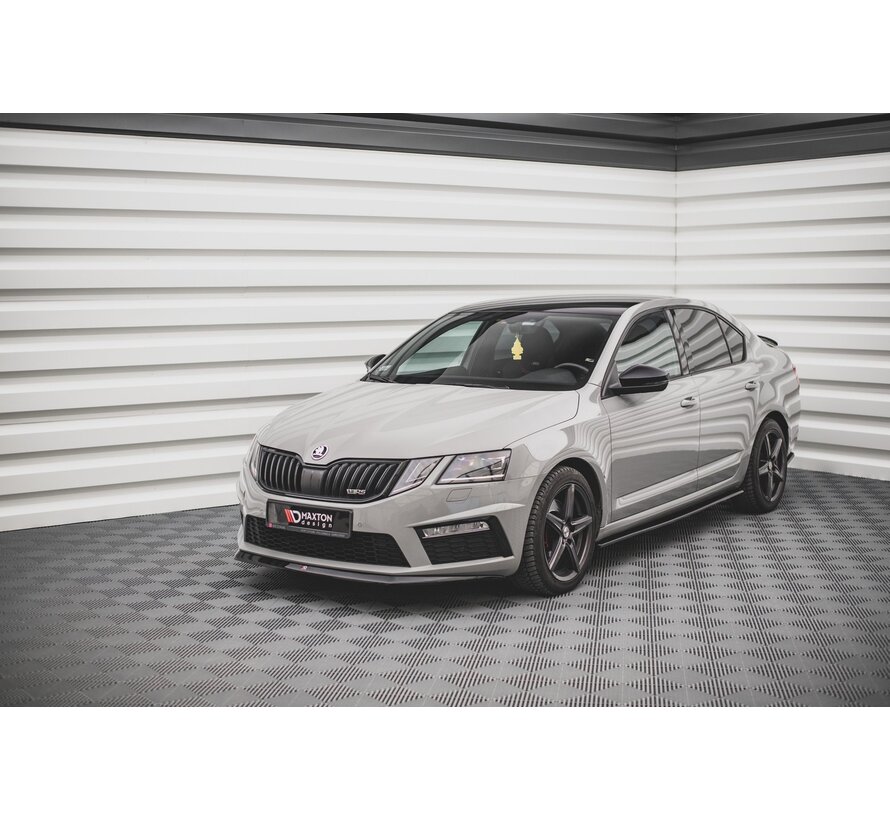 Maxton Design Front Splitter V.1 Skoda Octavia RS Mk3 Facelift