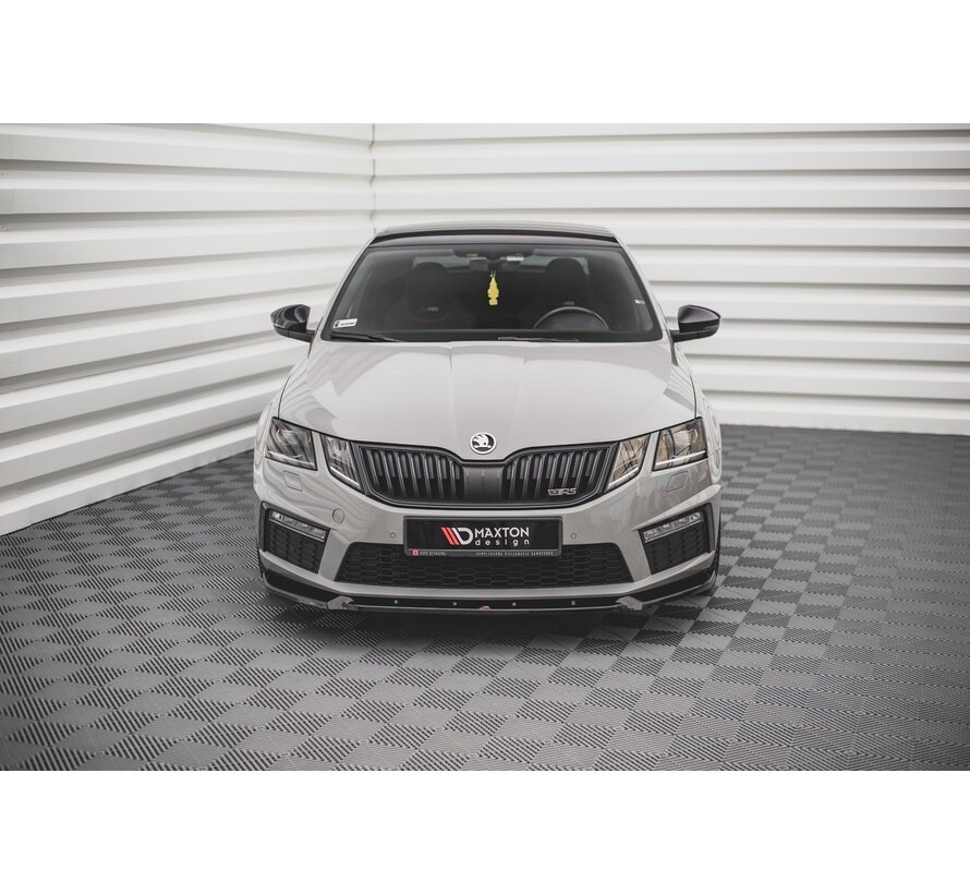 Maxton Design Front Splitter V.2 Skoda Octavia RS Mk3 Facelift