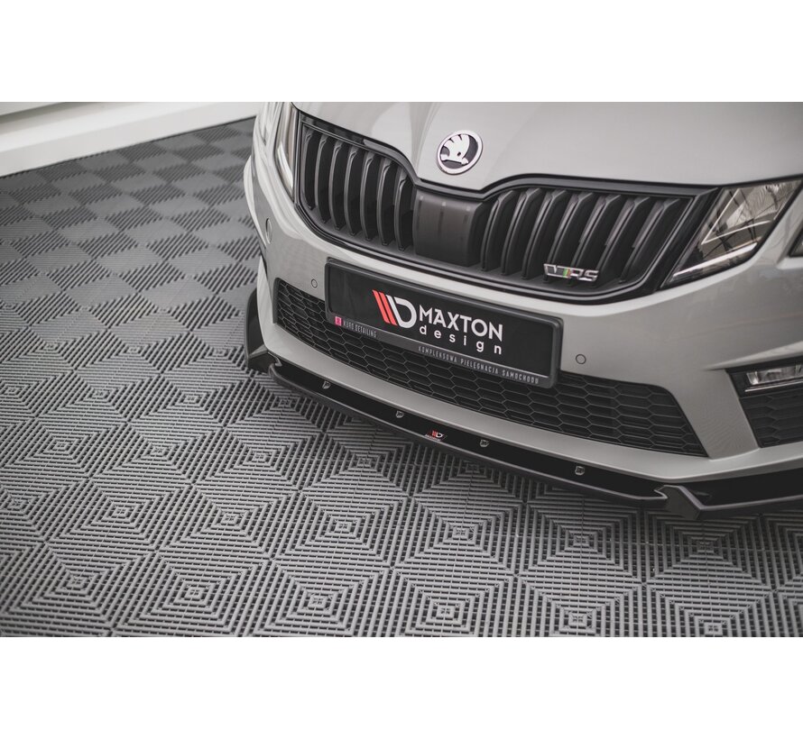 Maxton Design Front Splitter V.2 Skoda Octavia RS Mk3 Facelift