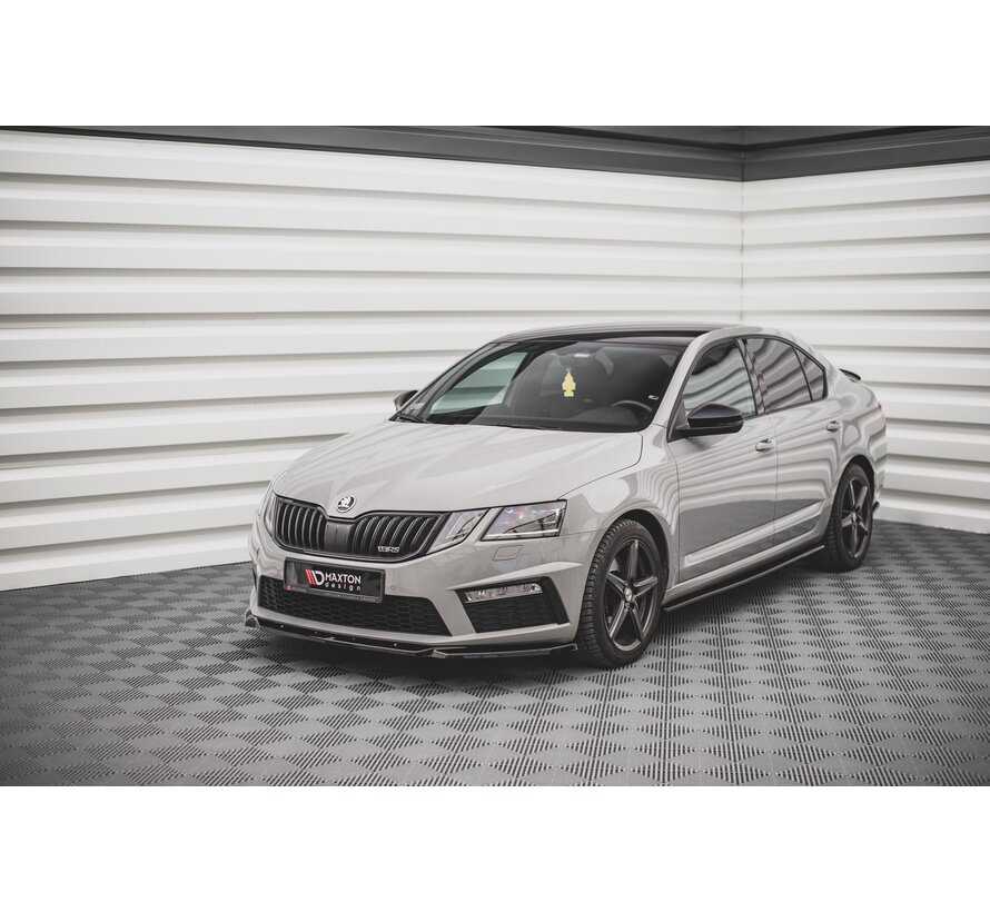 Maxton Design Front Splitter V.3 Skoda Octavia RS Mk3 Facelift