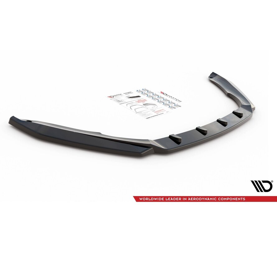 Maxton Design Front Splitter V.3 Skoda Octavia RS Mk3 Facelift