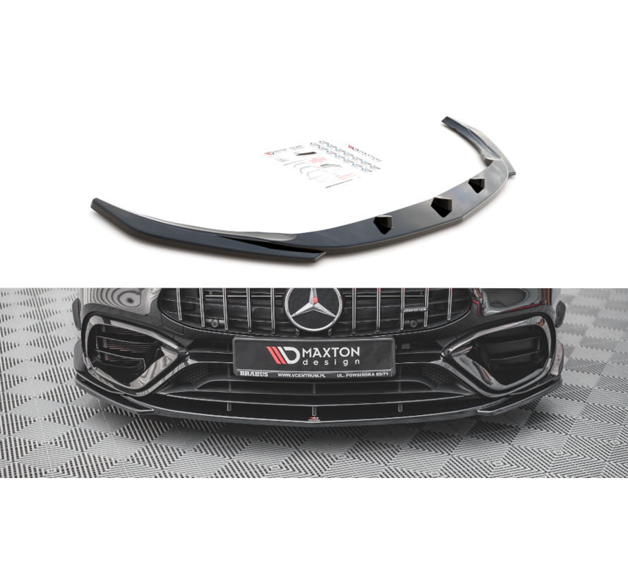 Maxton Design Front Splitter V.3 Mercedes-AMG CLA 45 Aero C118