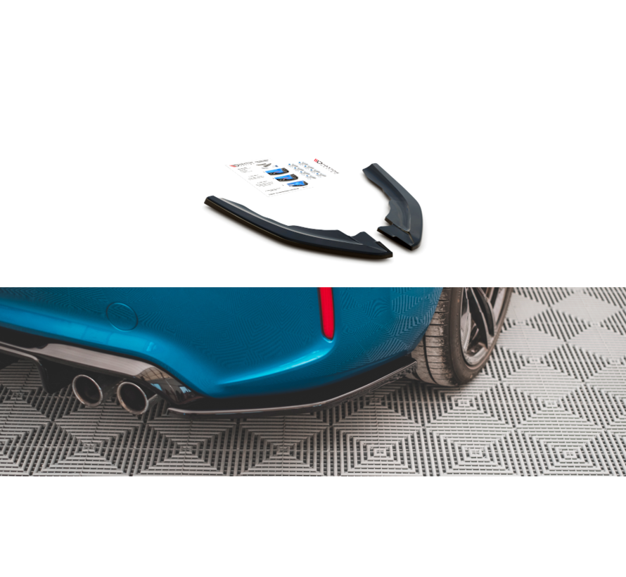 Maxton Design Rear Side Splitters V.3 BMW M2 F87