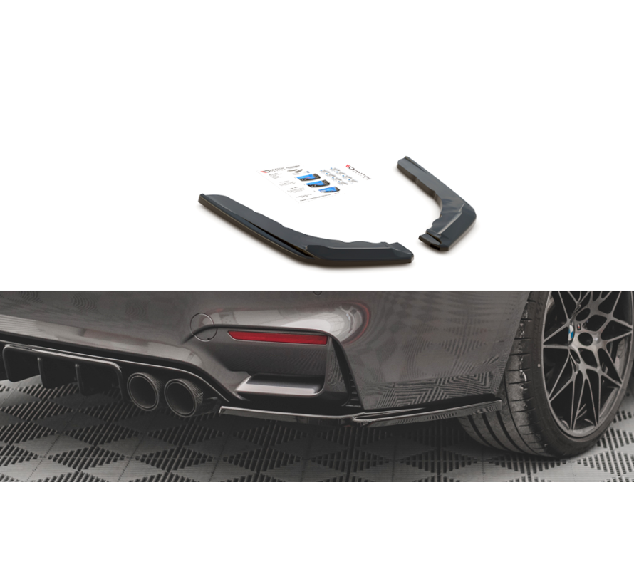 Maxton Design Rear Side Splitters V.3 BMW M4 F82