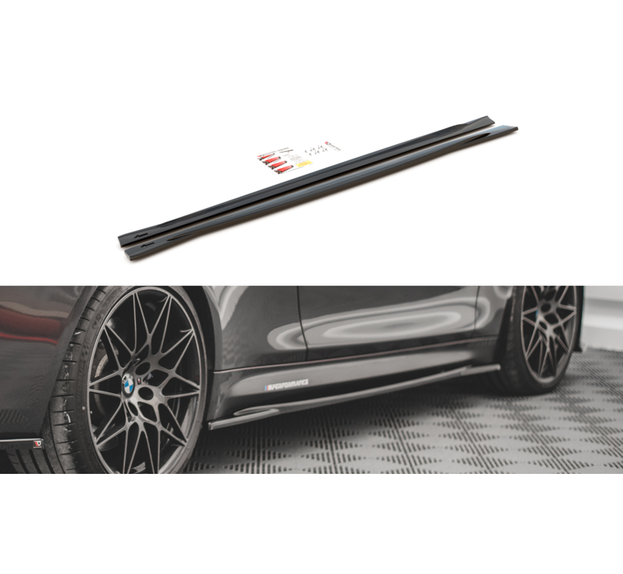 Maxton Design Side Skirts Diffusers V.2 BMW M4 F82