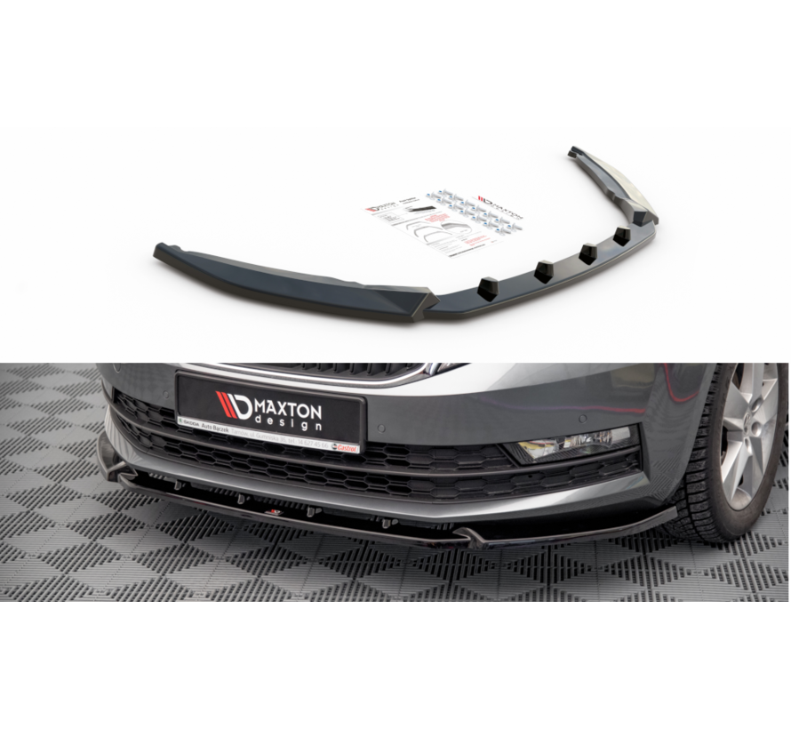 Maxton Design Front Splitter V.1 Skoda Octavia Mk3 Facelift