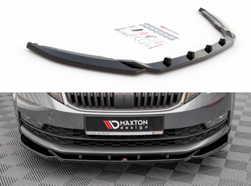 Maxton Design Maxton Design Front Splitter V.2 Skoda Octavia Mk3 Facelift
