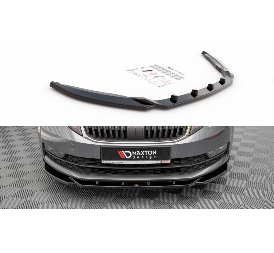 Maxton Design Front Splitter V.2 Skoda Octavia Mk3 Facelift