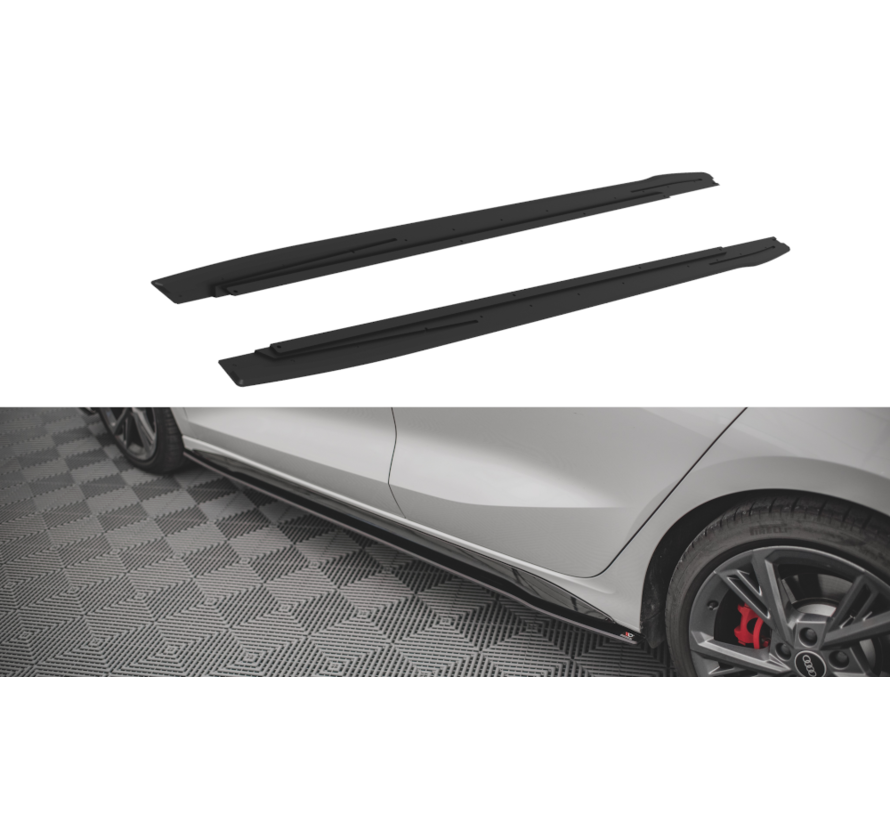 Maxton Design Street Pro Side Skirts Diffusers Audi S3 / A3 S-Line 8Y