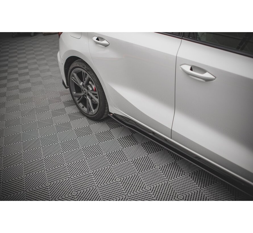 Maxton Design Street Pro Side Skirts Diffusers Audi S3 / A3 S-Line 8Y