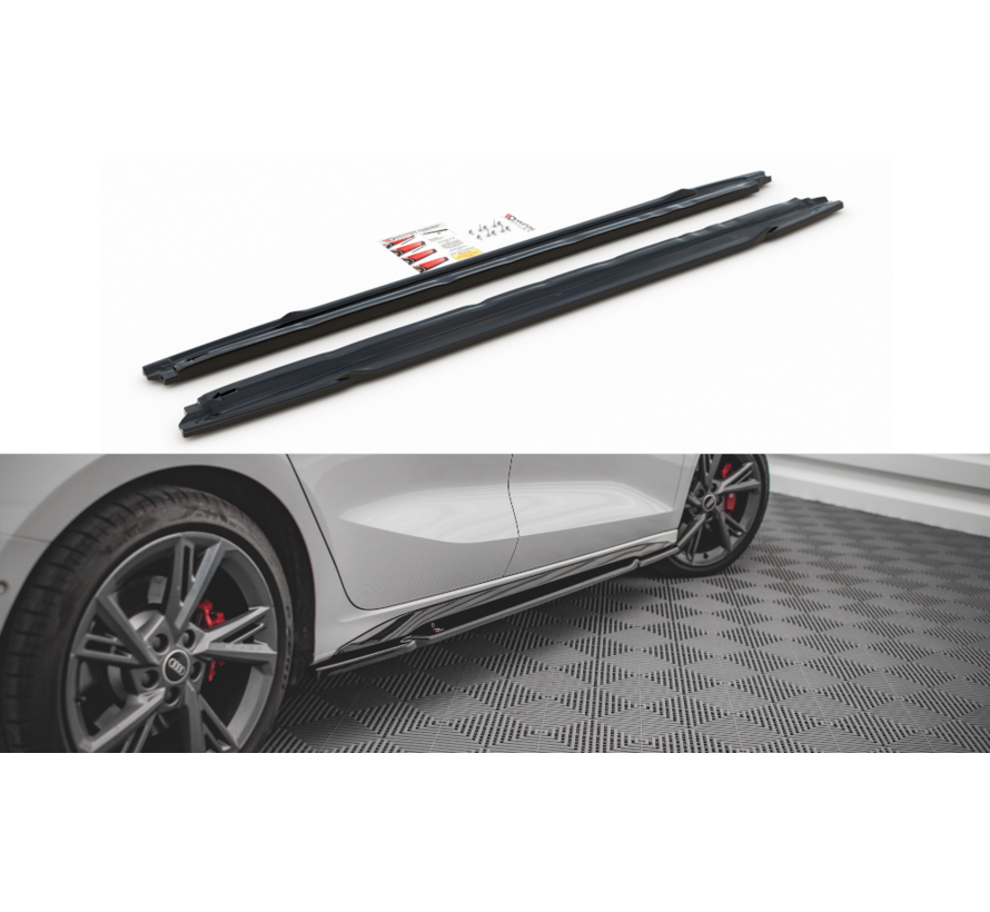 Maxton Design Side Skirts Diffusers Audi S3 / A3 S-Line 8Y