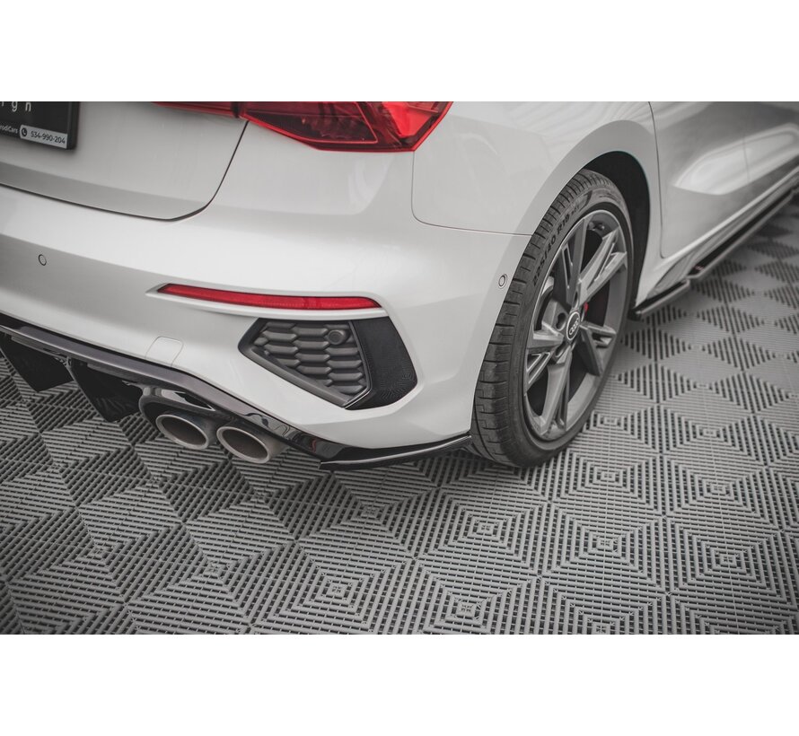 Maxton Design Rear Side Splitters V.2 Audi S3 Sportback 8Y