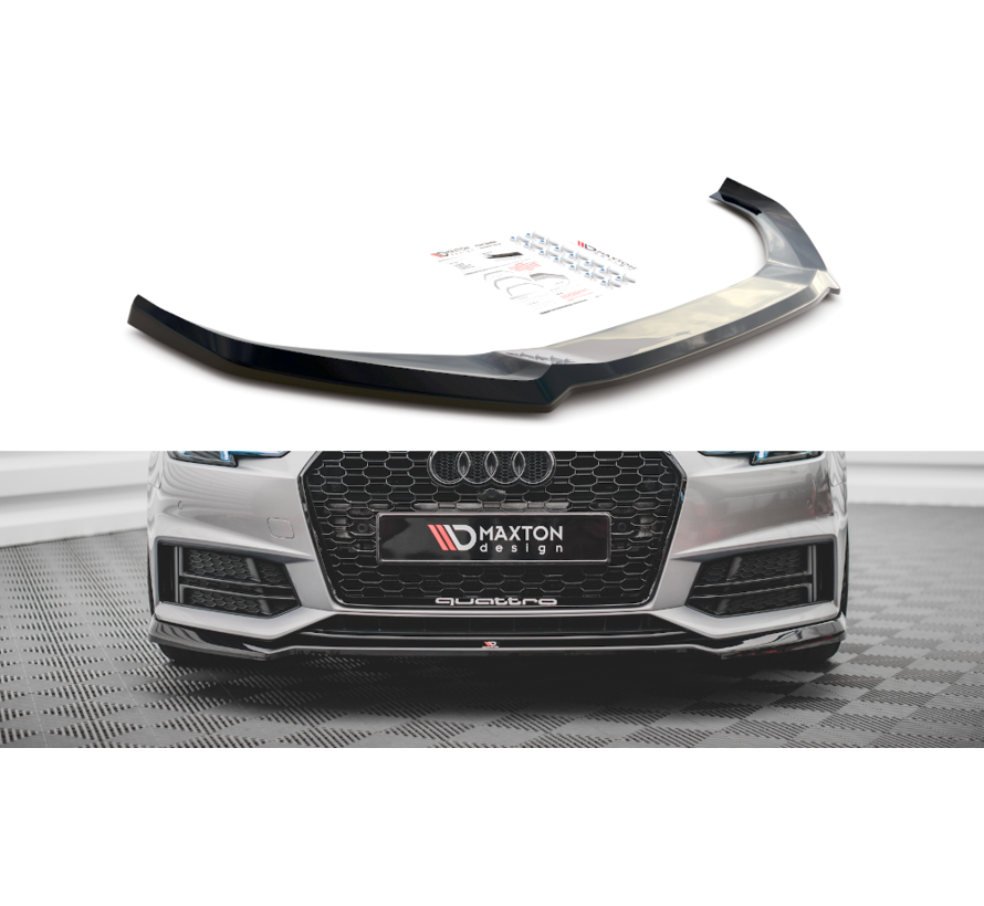 Maxton Design Front Splitter V.4 Audi S4 / A4 S-Line B9