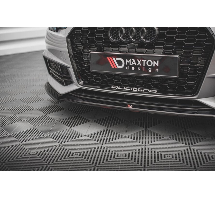 Maxton Design Front Splitter V.4 Audi S4 / A4 S-Line B9