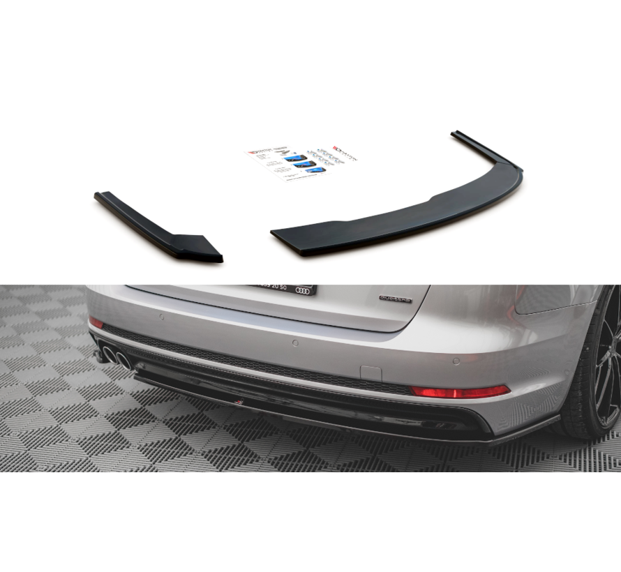 Maxton Design Rear Side Splitters V.2 Audi A4 S-Line B9