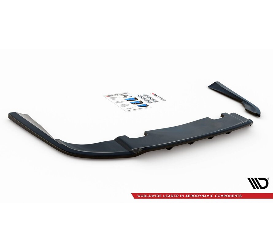 Maxton Design Central Rear Splitter (with vertical bars) V.1 Volvo V90 Mk2