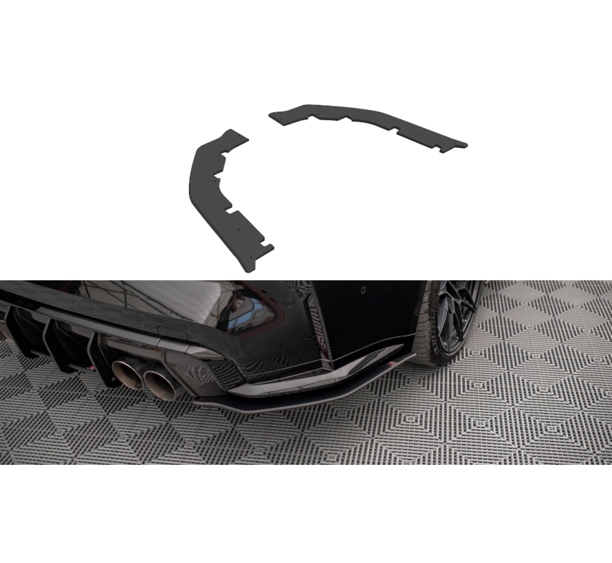 Maxton Design Street Pro Rear Side Splitters BMW M4 G82