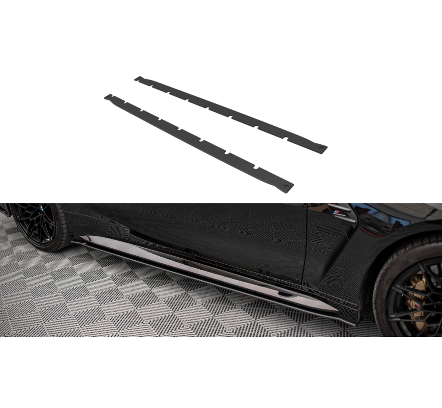 Maxton Design Street Pro Side Skirts Diffusers BMW M4 G82