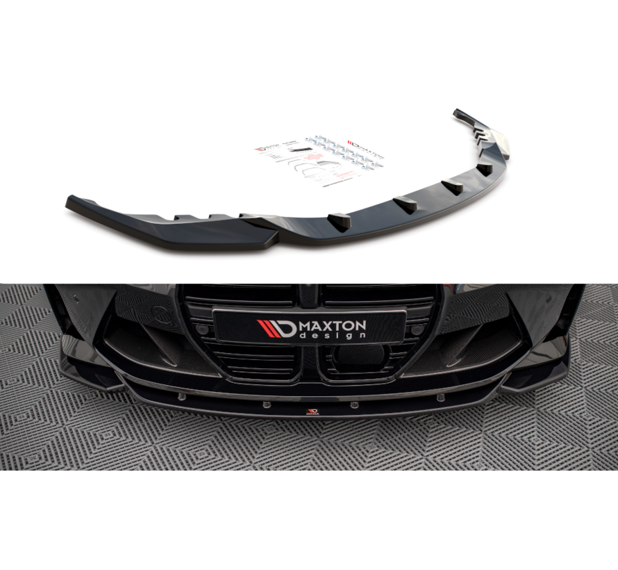 Maxton Design Front Splitter V.2 BMW M4 G82 / M3 G80